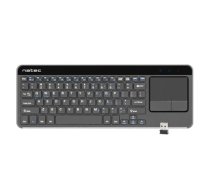 Natec Wireless Keyboard TURBOT with touchpad for SMART TV,X-Scissors, black (BD0FF2F1D220B0D5E3E1364343F412C580768F39)