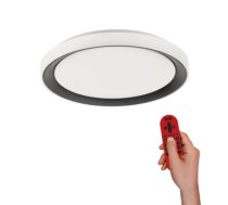 Pl.l.-LOLAsmart DISC 24W LED + RGB 2700-5000K 1600lm melna (MAN#390602)