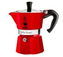 Red Bialetti Moka Espress Coffee Maker (AEA3C27FF10BF24AD0D9E3BF643A9FCA1AB5F393)