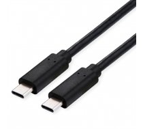 ROLINE Cable USB4 Gen3x2, with Emark, C–C, M/M, 100W, black, 0.5 m (11.02.9091)
