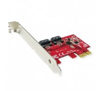 ROLINE PCIe x1 SATA III 6Gbps AHCI 2Port Low Profile Host Adapter (15.06.2148)