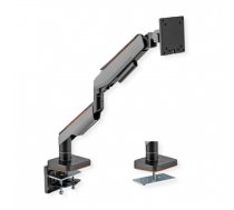 ROLINE Single LCD Monitor Stand, Gas Spring, Desk Clamp, < 124 cm (49"), Heavy D (17.03.1108)