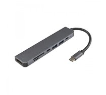 Sbox TCA-71 TYPEC-7IN1 PD + C + HDMI + TF + SD + 2 x USB (53145#T-MLX42944)