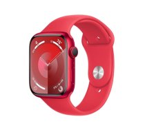 Apple Watch Series 9 GPS 45mm (PRODUCT) RED Aluminium Case with (PRODUCT) RED Sport Band - S/M (MRXJ3ET/A)