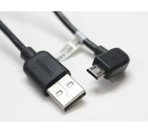 TomTom 4UUC.001.04 Micro USB uzlādes kabelis 90 grādu leņķa USB datu kabelis datoram Used (Grade A) (TomTom 4UUC.001.04 USB Data Cable)