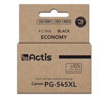 Toner Actis Tusz Actis KC-545 do drukarki Canon zamiennik Canon PG-545XL; Supreme; 15 ml; 207 stron; czarny. Drukuje więcej o 15% względem OEM. (KC-545)