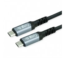 VALUE Cable USB4 Gen3x2, with Emark, C–C, M/M, 240W, black, 0.5 m (11.99.9088)