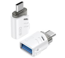 XO adapter USB-USB-C OTG, white (NB256B) (NB256B)