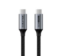 Cable USB3.2, Type C - Type C, 20Gbps, 100W, 20V/ 5A, 4K/ 60HZ, 1m (CA913312)