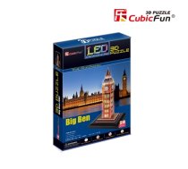 CUBICFUN 3D dėlionė „Big Benas“ (LED) (L501H)