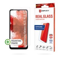 Displex Smart Glass (9H) for Samsung Galaxy A12/A13/A32 5G, Mounting Sticker, unbreakable (01561)