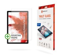 Displex Tablet Glass (9H) for Samsung Galaxy Tab A8, Eco Mounting Frame, unbreakable, ultra-slim, invisible (01600)