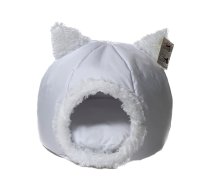 GO GIFT cat bed - light grey - 40x40x34 cm (0DF0B46FF50CBFD76FD3AEAB3BB238F5671E928F)