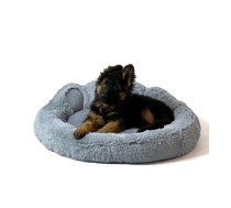 GO GIFT Dog and cat bed L - grey - 55x55 cm (2271052A3D18F9F6B80665A0E6258FBE305E2C04)