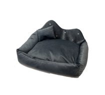 GO GIFT Prince grey L - pet bed - 52 x 42 x 10 cm (EF950ED552E029E81D4FDAC2A33BC48247F60754)