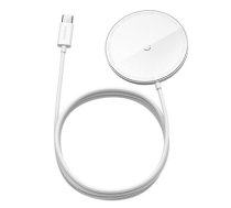 Magnetic Wireless Charger BASEUS, 15W, MagSafe (WXJK-F02)