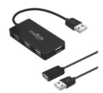 Maxlife Home Office USB 2.0 USB - 4x USB 0,15 m + cable 1,5 m Hub (OEM0002311)