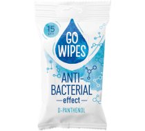 Mitrās salvetes GOWIPES Antibact D-Panthenol 15 gab (400-09477)