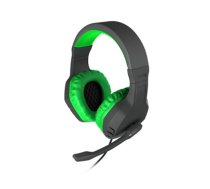 Natec Genesis Argon 200 Gaming Headphones With Microphone Black-Green (NSG-0903)