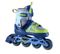 Skrituļslidas NJ1828A BLUE-GREEN SIZE L(39-42)  IN-LINE SKATES NILS EXTREME (1488404)