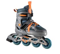 Skrituļslidas NJ1828A GRAY-ORANGE SIZE L(39-42)  IN-LINE SKATES NILS EXTREME (1488368)