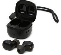 Platinet wireless earbuds PM1001B TWS, black (45923) (45923)