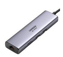UGREEN USB-C to 2*USB3.0+HDMI+RJ 45+SD&TF +PD port Hub (90568)