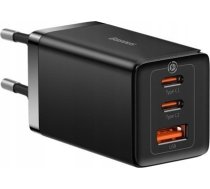Baseus GaN5 Pro 2xUSB-C + USB charger  65W (black) (6932172617523)
