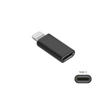 Fusion adapteris Type-C | USB-C uz Lightning melns (FSN-AD-TCLI-BK)