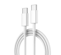 Goodbuy USB-C -> USB -C kabelis 18W | 100 cm balts (GBDCUU1MWH)