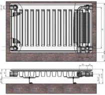 Radiators 11x400x400 Ventil Compact Termolux (9114004)