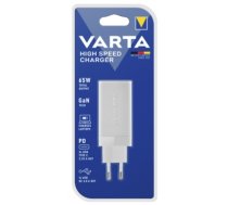 Varta Ladegerät High Speed Charger 65W 2x USB-C 1x USB-A (57956101401)