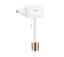 Adler Hair Dryer | SUPERSPEED AD 2272 | 1800 W | Number of temperature settings 3 | Ionic function | White (AD 2272)