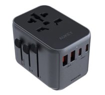 AUKEY PA-TA07 Universal Travel Adapter Charger 35W with USB-C & USB-A UK USA EU AUS CHN 150 Countries (A74D00DFE331EA296CF5FA3361B2F53F16660F1B)