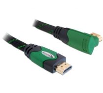 Delock Cable High Speed HDMI with Ethernet â HDMI A male  HDMI A male angled 4K 3 m (82953)