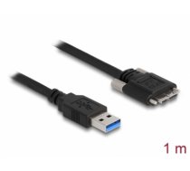 Delock Cable USB 3.0 Type-A male to Type Micro-B male with screws 1 m (87799)