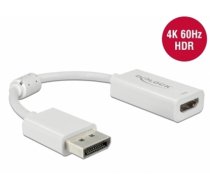 Delock DisplayPort 1.4 Adapter to HDMI 4K 60 Hz with HDR function Passive white (63936)