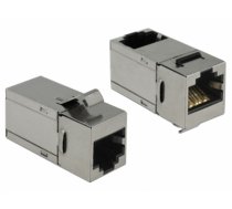 Delock Keystone Module RJ45 jack > RJ45 jack Cat.6 90° (86371)