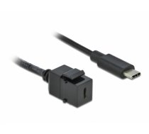 Delock Keystone Module USB 3.0 C female > USB 3.0 C male with cable (86398)
