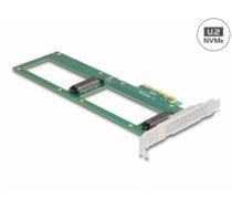 Delock PCI Express 4.0 x8 Card to 2 x internal U.2 NVMe SFF-8639 - Bifurcation (90091)