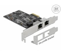 Delock PCI Express x2 Card to 2 x RJ45 2.5 Gigabit LAN RTL8125 (89530)