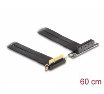 Delock Riser Card PCI Express x4 male 90° angled to x4 slot 90° angled with cable 60 cm (88045)