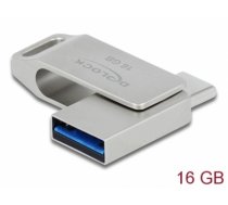 Delock USB 3.2 Gen 1 USB-C™ + Type-A Memory Stick 16 GB - Metal Housing (54073)