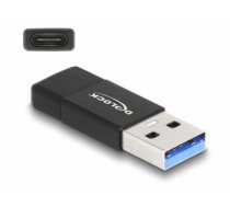 Delock USB 3.2 Gen 2 Adapter USB Type-A male to USB Type-C™ female black (60001)