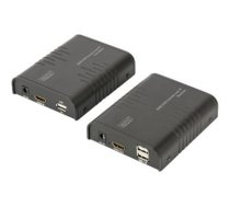 DIGITUS HDMI KVM Extender 120 m over network cable Cat 5 5E 6 Full HD 1080p (DS-55202)