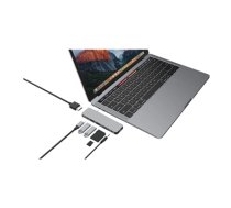 Hyper | HyperDrive USB-C 7-in-1 Laptop Form-Fit Hub (GN21D-GRAY)