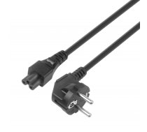 Kabel zasilający 1.8 m IEC C5 VDE (AKTBXKZC5SC180B)
