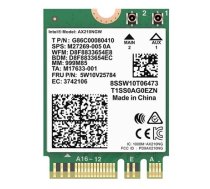 Wi-Fi 6E ir Bluetooth 5.2, M.2 adapteris, 3000Mbps, 2.4GHz, 5GHz, 6GHz (CF-AX210-M)