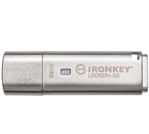 Kingston IronKey Locker Plus 50 Flash Memory 32GB (SGKIN3G32IKLP50)