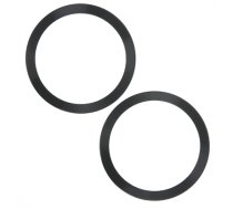 Mocco Metal Ring MagSafe for Phone 2pcs. / Black (MC-MR-MS-BK)